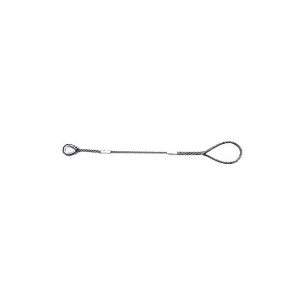 TRUSCO Wスリング Bタイプ 片端シンブル入 6mm×3m GRB-6S3 1本 【北海道・沖縄・離島配送不可】