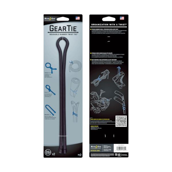 (まとめ) シームーン NiteIze ギアータイ 64インチ ブラック NI03021 1個 〔×3セット〕 ギアータイ オリジナル 64インチ \u2013 Nite Ize JAPAN