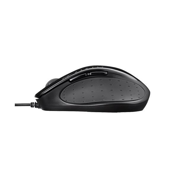 (まとめ) バッファロー 有線 BlueLED5ボタン ネオフィットマウス Mサイズ ブラック BSMBU510MBK 1個 〔×10セット〕 【北海道・沖縄・離島配送不可】_2