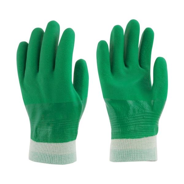 東和コーポレーション ビニスター ジャージ L グリーン 640-10P-L 1袋(10双) 【北海道・沖縄・離島配送不可】