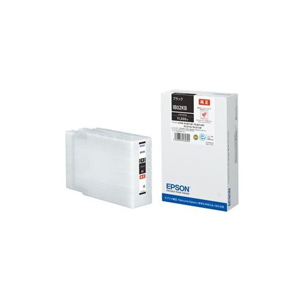 EPSON インクカートリッジIB02KB ブラックの通販は