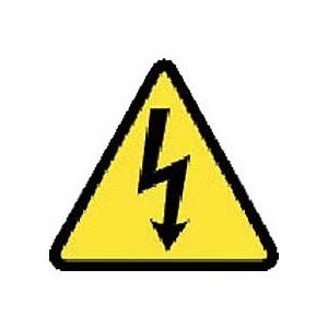 パンドウイット ISO警告ラベルロールタイプ 感電注意 WL32Y 1巻 【北海道・沖縄・離島配送不可】