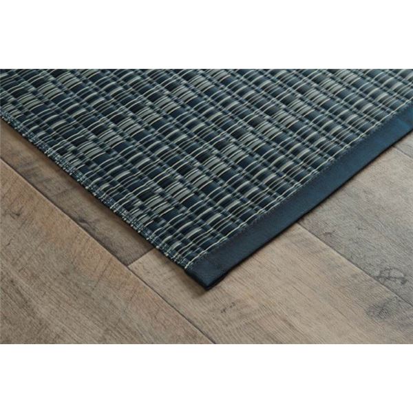 洗える PPカーペット アウトドア ペット ネイビー 江戸間6畳（約261