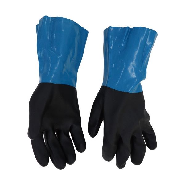 (まとめ) 三重化学工業 ミエローブ 耐油 ハイブリッド S ブルー/ブラック NO403-S 1双 〔×20セット〕の通販は 20,279円