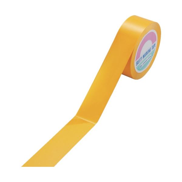 日本緑十字社 ガードテープ(ラインテープ) 黄 50mm幅×100m 再剥離タイプ 149033 1巻の通販は