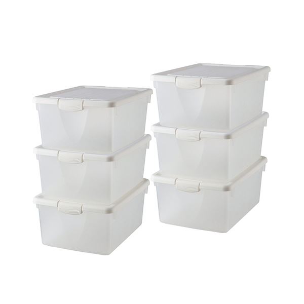 (まとめ）サンカ クリアBOX 乳白AUS-MCL-6P 1セット（6個）〔×3セット〕の通販は 22,031円