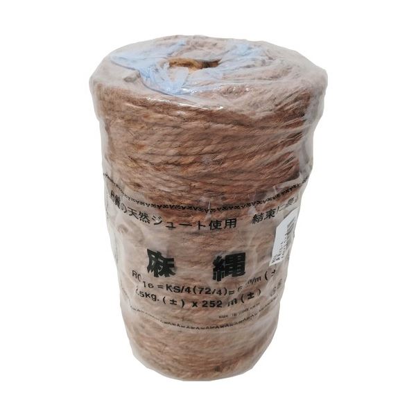(まとめ) 加藤伝蔵商店 麻縄 KS-4 R016 1個 〔×5セット〕 【北海道・沖縄・離島配送不可】