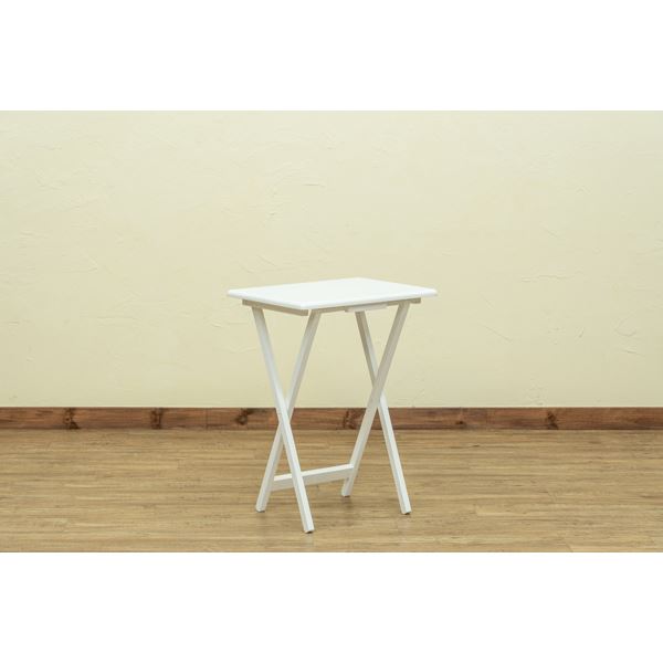 フォールディングテーブル 48.5cm幅 ホワイト（WH）の通販は 5,440円
