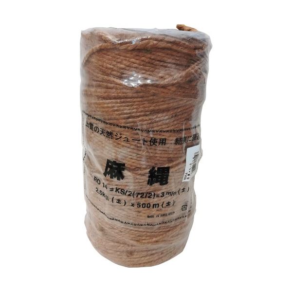 (まとめ) 加藤伝蔵商店 麻縄 KS-2 R014 1個 〔×5セット〕 【北海道・沖縄・離島配送不可】