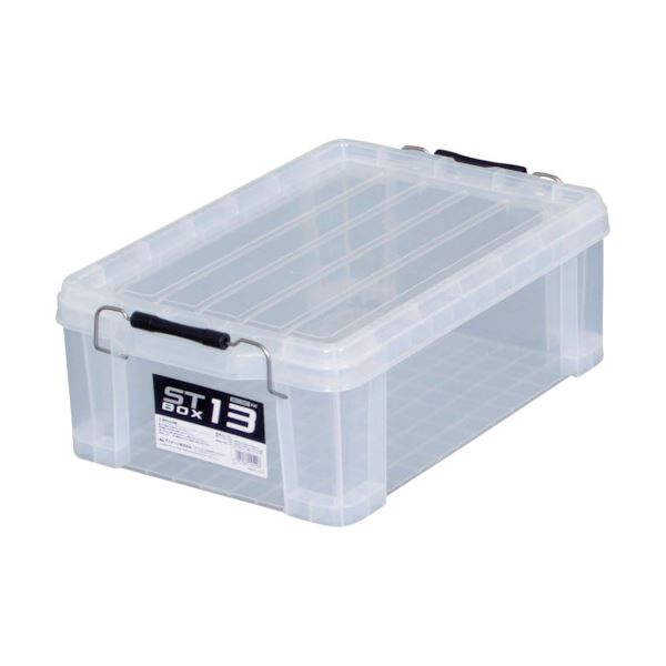 （まとめ） アステージ STボックス クリア #13ST-13CR 1個 〔×5セット〕