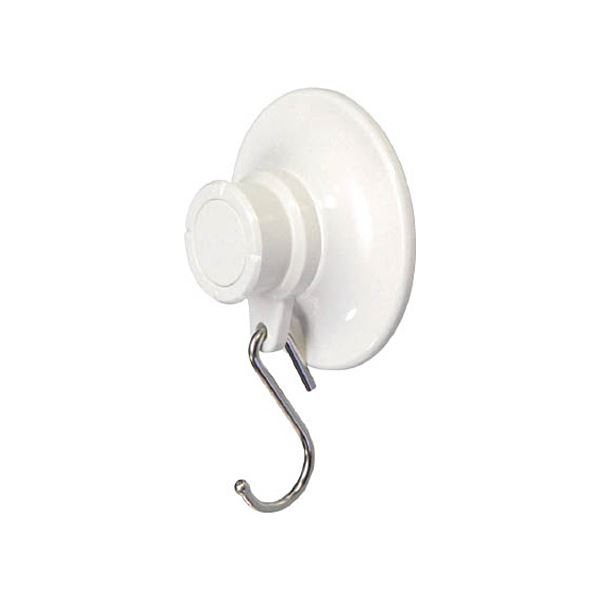 (まとめ) 光 強力吸盤フック 白 大KQWJ-720 1個  〔×10セット〕の通販は