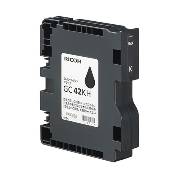 リコー SGカートリッジ GC42KH ブラック Lサイズ 515930 1個 【北海道・沖縄・離島配送不可】