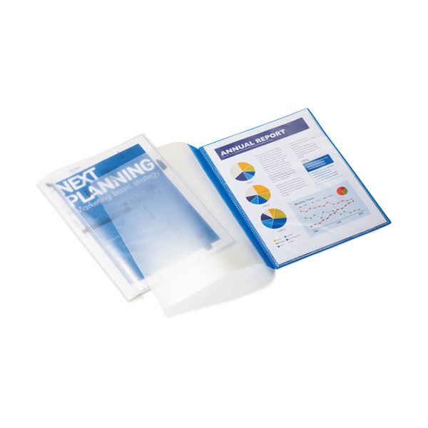 (まとめ）TANOSEE薄型クリアブック(角まる) A4タテ 10ポケット クリア 1セット(50冊:5冊×10パック)〔×3セット〕 【北海道・沖縄・離島配送不可】_3