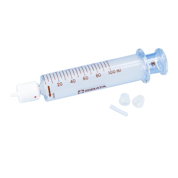 ガスタイトシリンジ 100mL 〔080100-06〕 【北海道・沖縄・離島配送不可】の通販は 32,089円