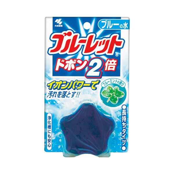 （まとめ） 小林製薬 ブルーレットドボン2倍 ブルーミント〔×30セット〕 【北海道・沖縄・離島配送不可】