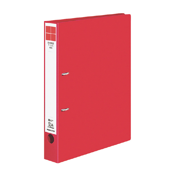 コクヨ Dリングファイル ER A4縦 30ミリとじ 赤 フ-UDR430R 【北海道・沖縄・離島配送不可】