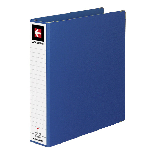 （まとめ買い）コクヨ データバインダーTワイド T11XY10 22穴 45ミリとじ 約450枚収容 青 EBT-L2210 〔3冊セット〕の通販は