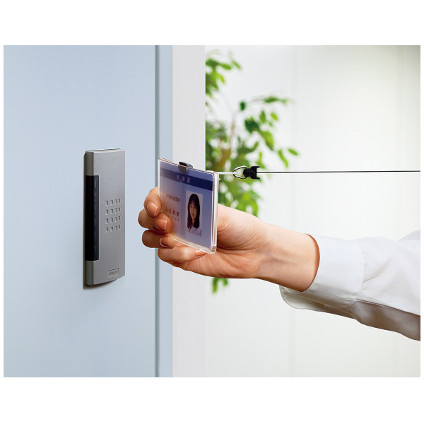 メール便発送 コクヨ I D ネックストラップ用リール 紐長さ最長約60cm クリップ付 ナフ R1の通販はau Pay マーケット フジックス