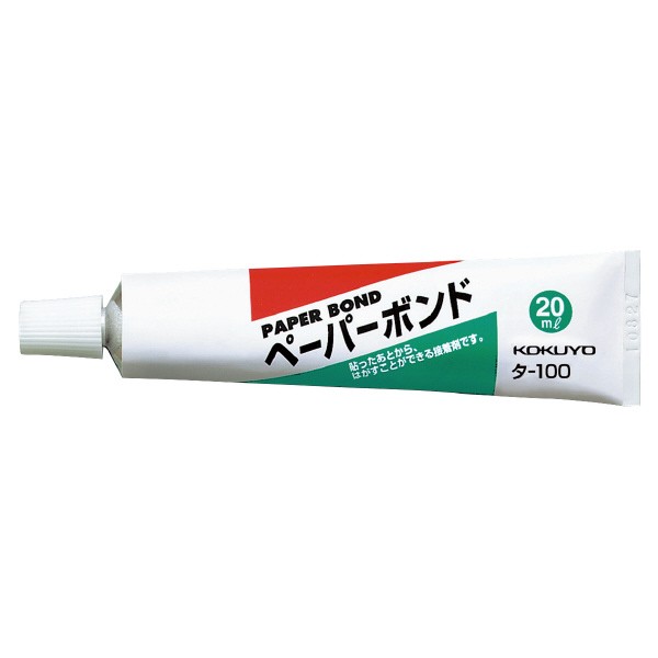 コクヨ ペーパーボンド 20ml クリーナー付 タ-100 - 接着剤