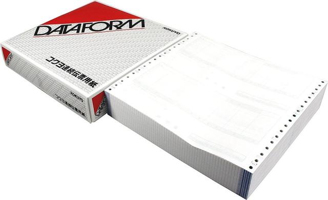 （まとめ買い）コクヨ 連続伝票用紙 納品書 2枚複写 500組 EC-テ1000 〔×3〕 【北海道・沖縄・離島配送不可】