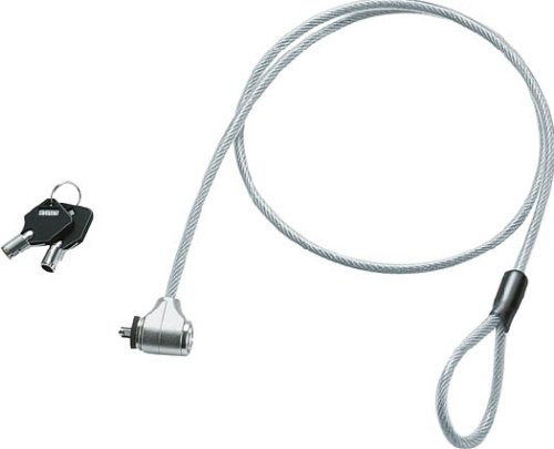 （まとめ買い）コクヨ パソコンロックキット 一体型鍵式 ワイヤー直径5mm×1m EAS-L42 〔3個セット〕 【北海道・沖縄・離島配送不可】
