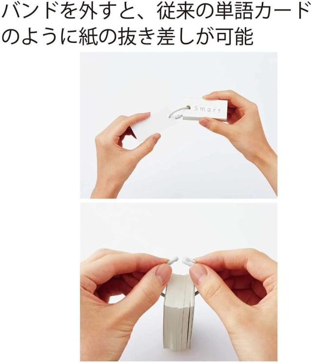 （まとめ買い）コクヨ キャンパス バンドでまとまる単語カード 詰め合わせ 20冊入(ブルー・ピンク各8冊・イエロー4冊) タン-201SET 〔×3〕 【北海道・沖縄・離島配送不可】_2