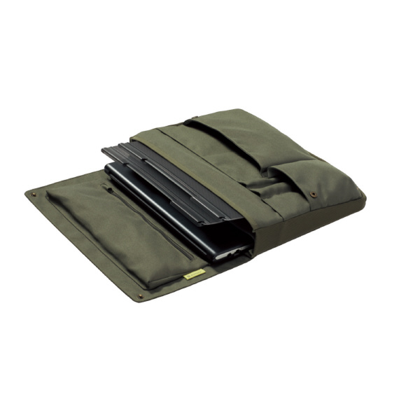 （まとめ買い）コクヨ BIZRACK バッグインバッグ 13.3インチノートPC収容 ヨコ グリーン カハ-BRB130DG 〔×3〕 【北海道・沖縄・離島配送不可】