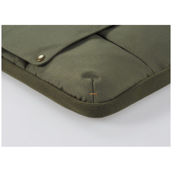 （まとめ買い）コクヨ BIZRACK バッグインバッグ 13.3インチノートPC収容 ヨコ グリーン カハ-BRB130DG 〔×3〕 【北海道・沖縄・離島配送不可】