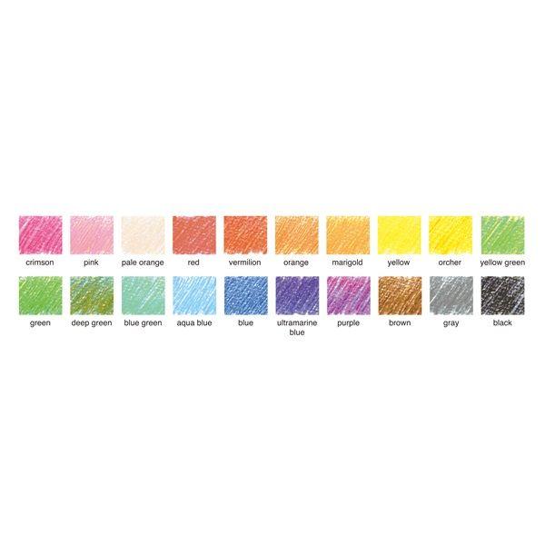（まとめ買い）コクヨ 色鉛筆 DUAL COLOR 20色セット KE-SP14 〔×3〕 【北海道・沖縄・離島配送不可】_3