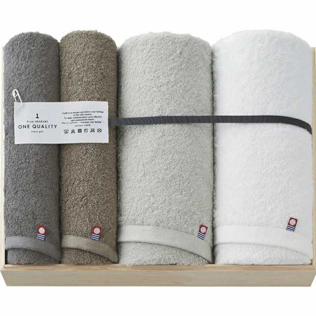 【ギフト】今治 ONE QUALITY バスタオル2P&フェイスタオル2Pの通販は 9,029円