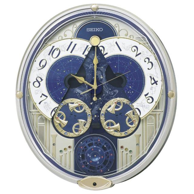 掛け時計 セイコー SEIKO 壁掛け からくり時計 AM258W ウェーブ