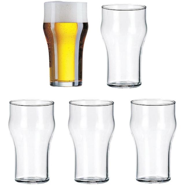 【ギフト】リュミナルク ノニック ビアグラス 5客セット 【北海道・沖縄・離島配送不可】の通販は