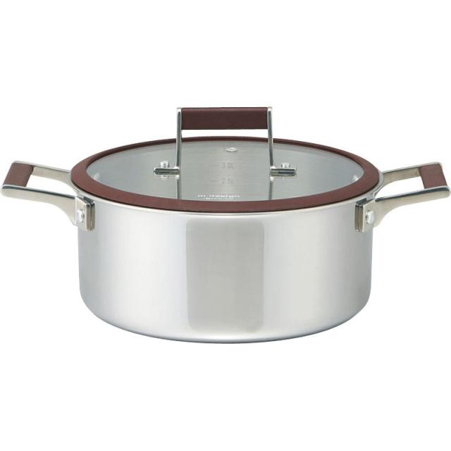 【ギフト】エムデザイン ラミーナ 両手鍋20cm 【北海道・沖縄・離島配送不可】 7,216円