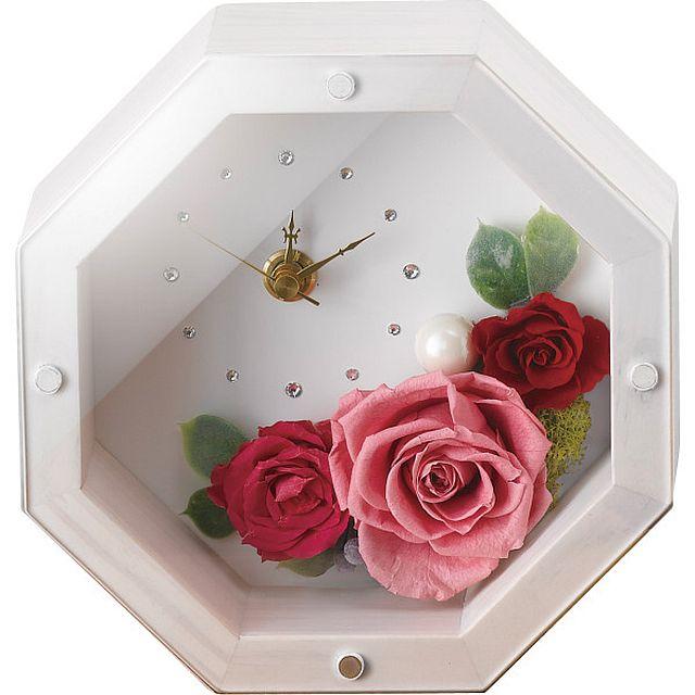 【ギフト】MOLY アンティークホワイト(プリザーブドフラワー) ピンク 【北海道・沖縄・離島配送不可】の通販は