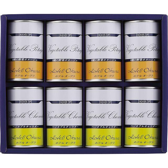 【ギフト】ホテルオークラ スープ缶詰 詰合せ G-C 【北海道・沖縄・離島配送不可】の通販は 6,096円