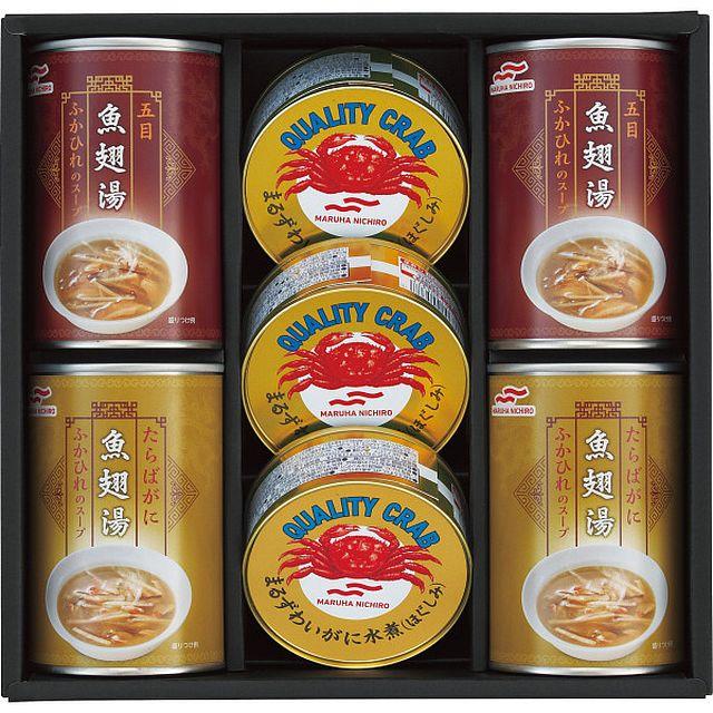 【ギフト】マルハニチロ ふかひれスープ・かに缶詰詰合せ G-B 【北海道・沖縄・離島配送不可】の通販は 6,270円