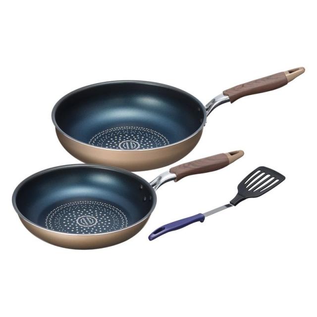 【ギフト】ブラナーノII IH対応フライパン26cm&いため鍋28cm(ターナー付) MB-2396 【北海道・沖縄・離島配送不可】