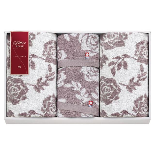 【ギフト】今治 ビターローズ タオルセット C-D 【北海道・沖縄・離島配送不可】