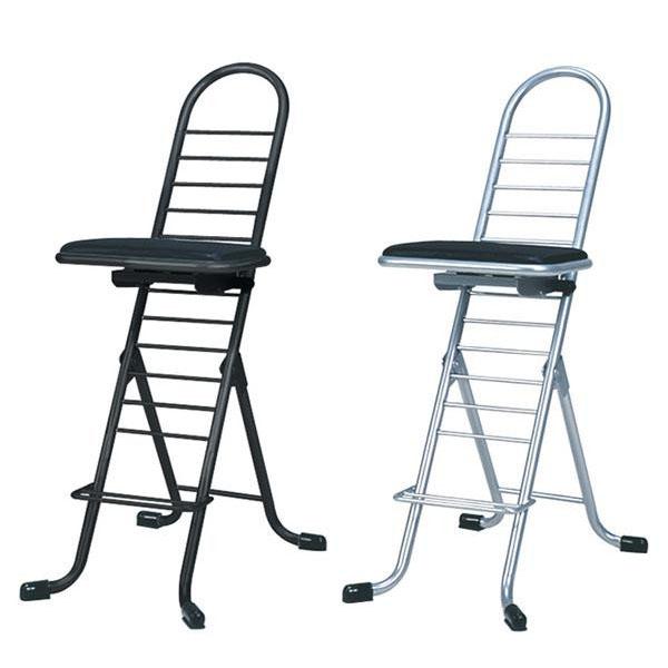 ルネセイコウ プロワークチェア スウィング 日本製 完成品 PW-600S　ブラック・シルバーの通販は