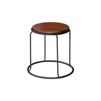 ウッド リンクスツール ダークブラウン/ブラック WLS-1TDの通販は