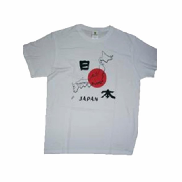 Fjk 日本 お土産 Tシャツ 地図日本 ホワイト E Tの通販はau Wowma フジックス