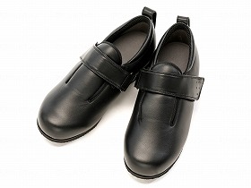 徳武産業 あゆみシューズ 介護靴 外出用 ダブルマジックIII 合皮 外出用 5E