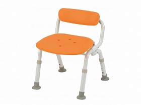 パナソニックエイジフリー シャワーチェア[ユクリア]コンパクト腰当付おりたたみN オレンジ PN-L40921D 【北海道・沖縄・離島配送不可】