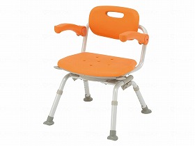 パナソニックエイジフリー シャワーチェア [ユクリア] ミドルSP回転おりたたみN オレンジ PN-L41221Dの通販は