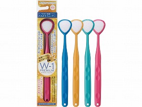 シキエン 舌みがきスムーザーW-1 PREMIUM アクア 【北海道・沖縄・離島配送不可】