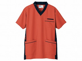 自重堂 WHISEL 男女兼用スクラブ WH11685 コーラルピンク 3L WH11685 【北海道・沖縄・離島配送不可】