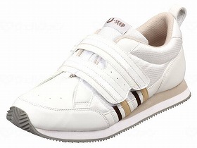 ムーンスター 介護靴 Vステップ06 ホワイト 24.0 06 【北海道・沖縄・離島配送不可】