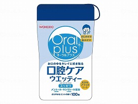 アサヒグループ食品 オーラルプラス口腔ケアウェッティー 100枚 100枚入 172471 【北海道・沖縄・離島配送不可】