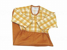 大阪エンゼル コンビネーション(フルオープン)プッシュホック(オールS) ツイルブロックベージュ L 5738-TA 【北海道・沖縄・離島配送不可】