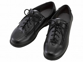 徳武産業 あゆみシューズ 介護靴 外出用 コンフォートIII 9E 黒 両足Lサイズ 7041の通販は